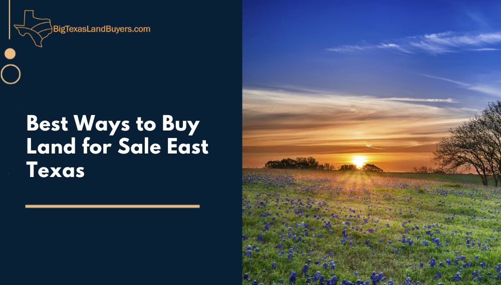 Best Ways to Buy Land for Sale East Texas