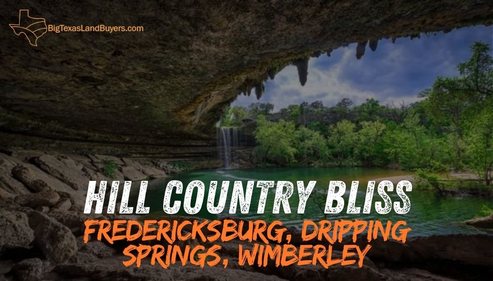 Fredericksburg, Dripping Springs, Wimberley