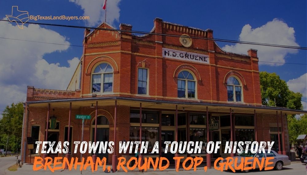 buying land in these historic Texas towns