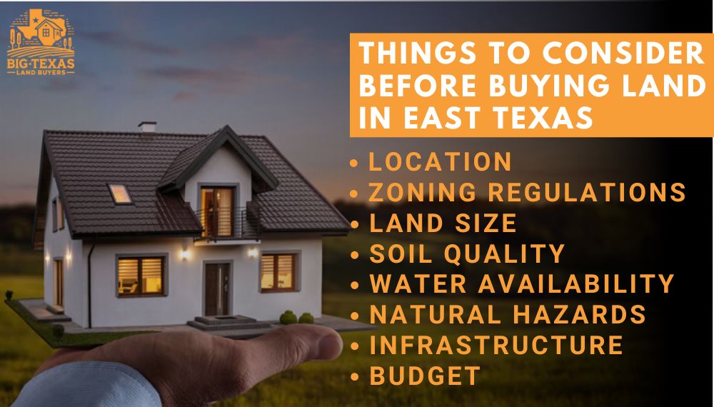 Things to Consider Before Buying Land in East Texas