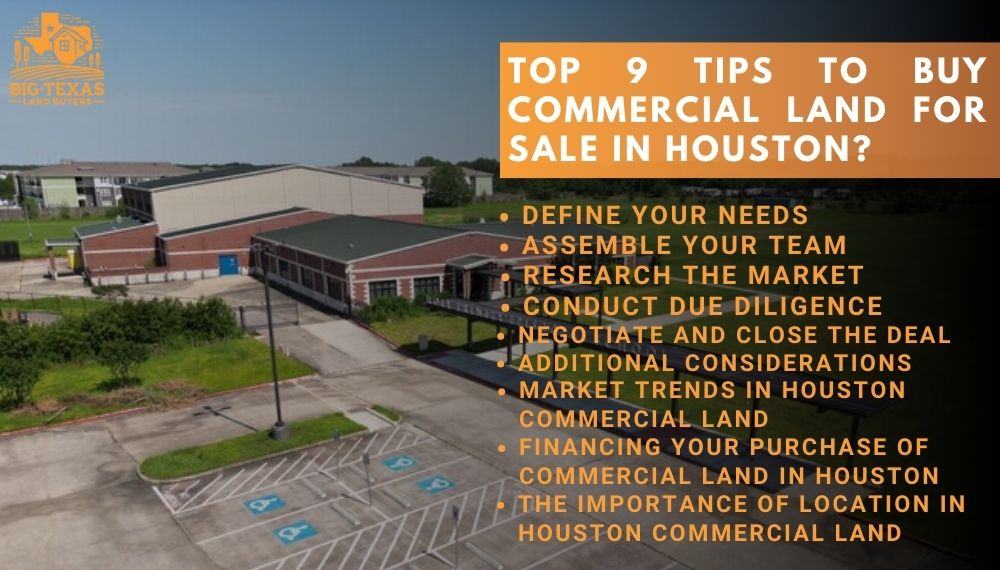 Top 9 Tips to Buy Commercial Land for Sale in Houston?