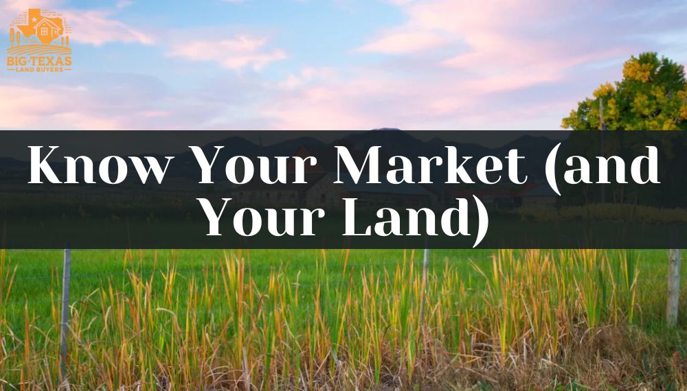 Know Your Market (and Your Land)