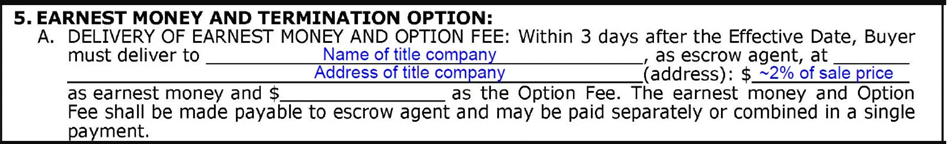 How to Fill Out the Texas TREC Unimproved Property Contract Form